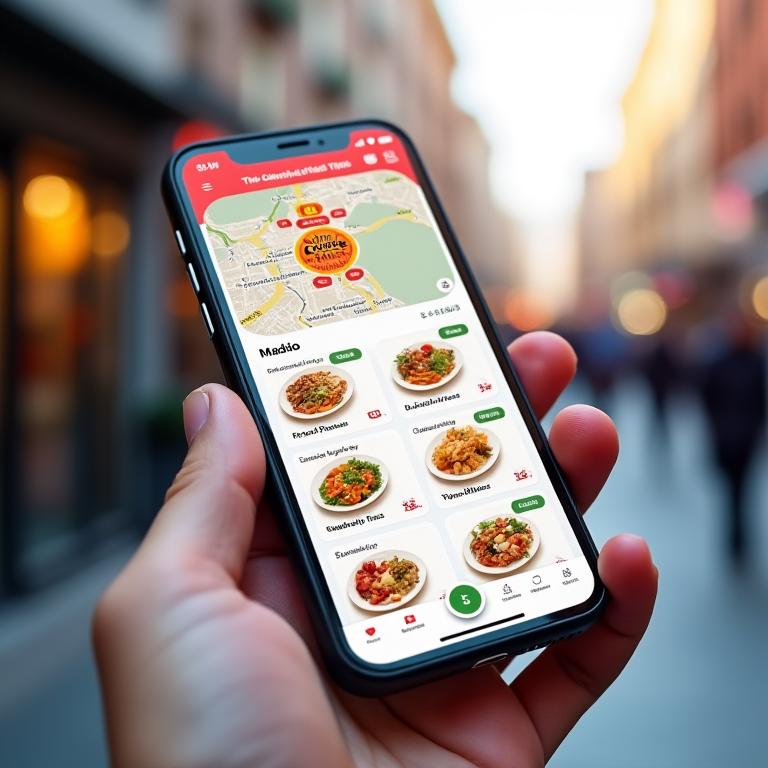App de entrega de comidas en Madrid