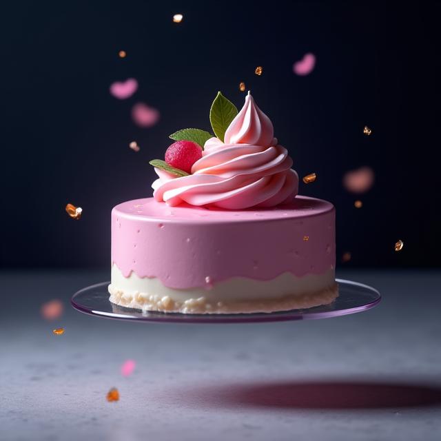 Postre levitante viral en redes sociales